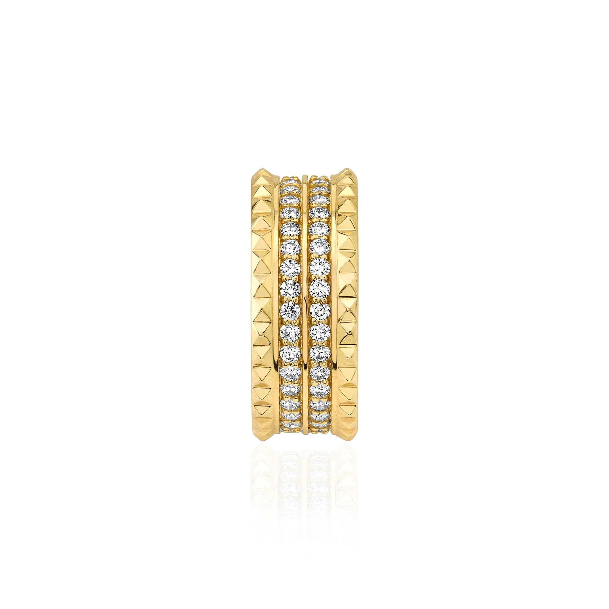 Tetra Double Pavé Band - Image 3