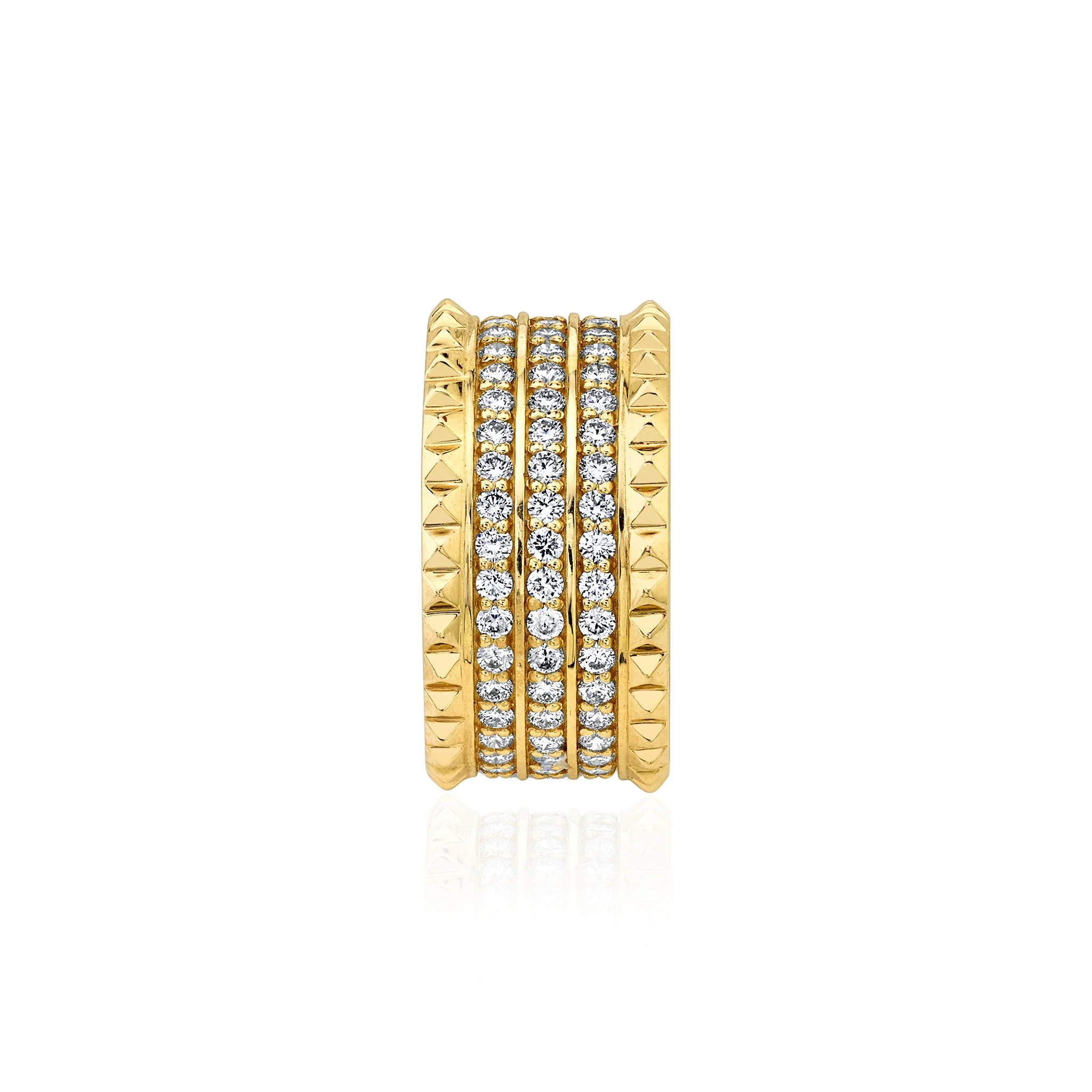 Tetra Triple Pavé Band - Image 3