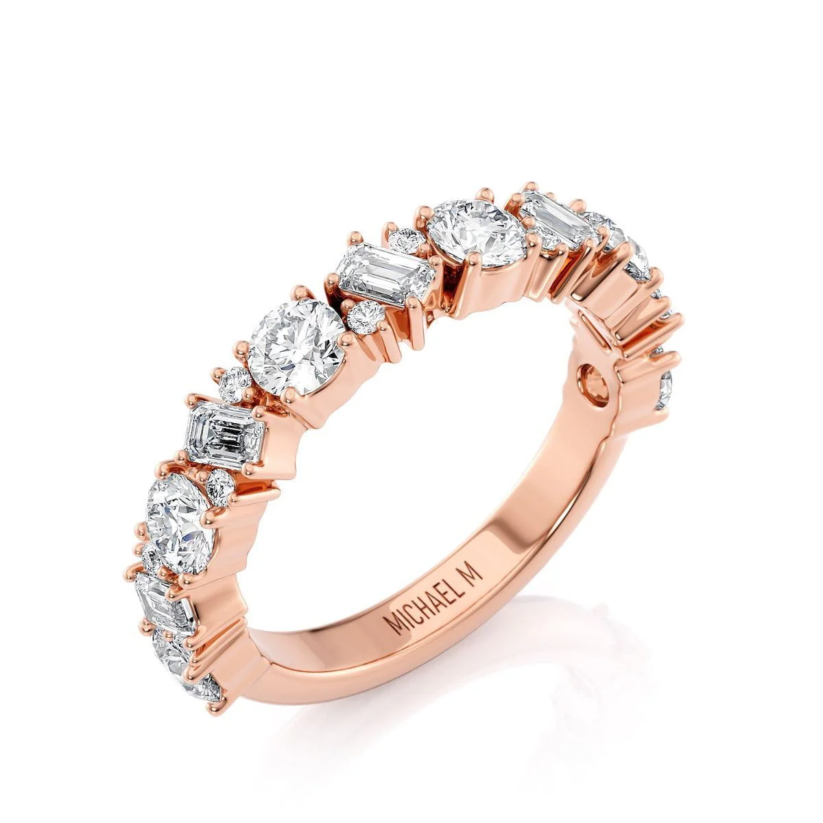 Wedding Band R823B - Image 8