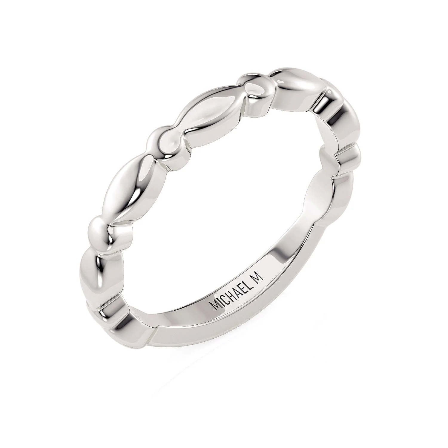 Wedding Band R829B - Image 5