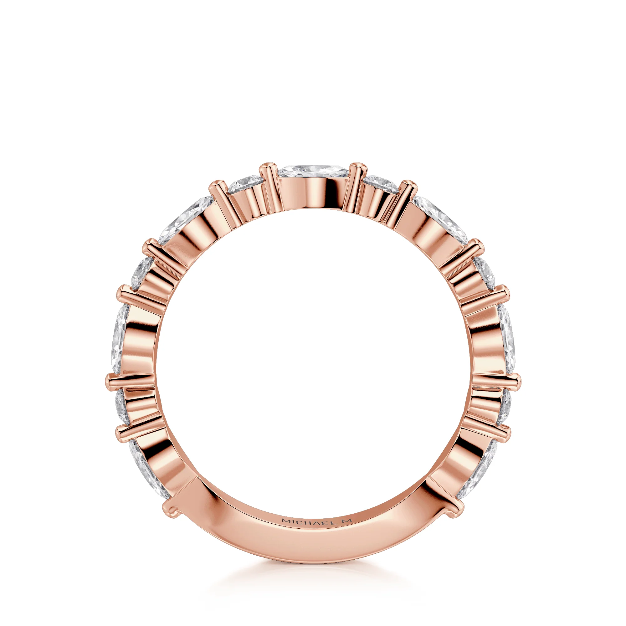 Wedding Band R831B - Image 9