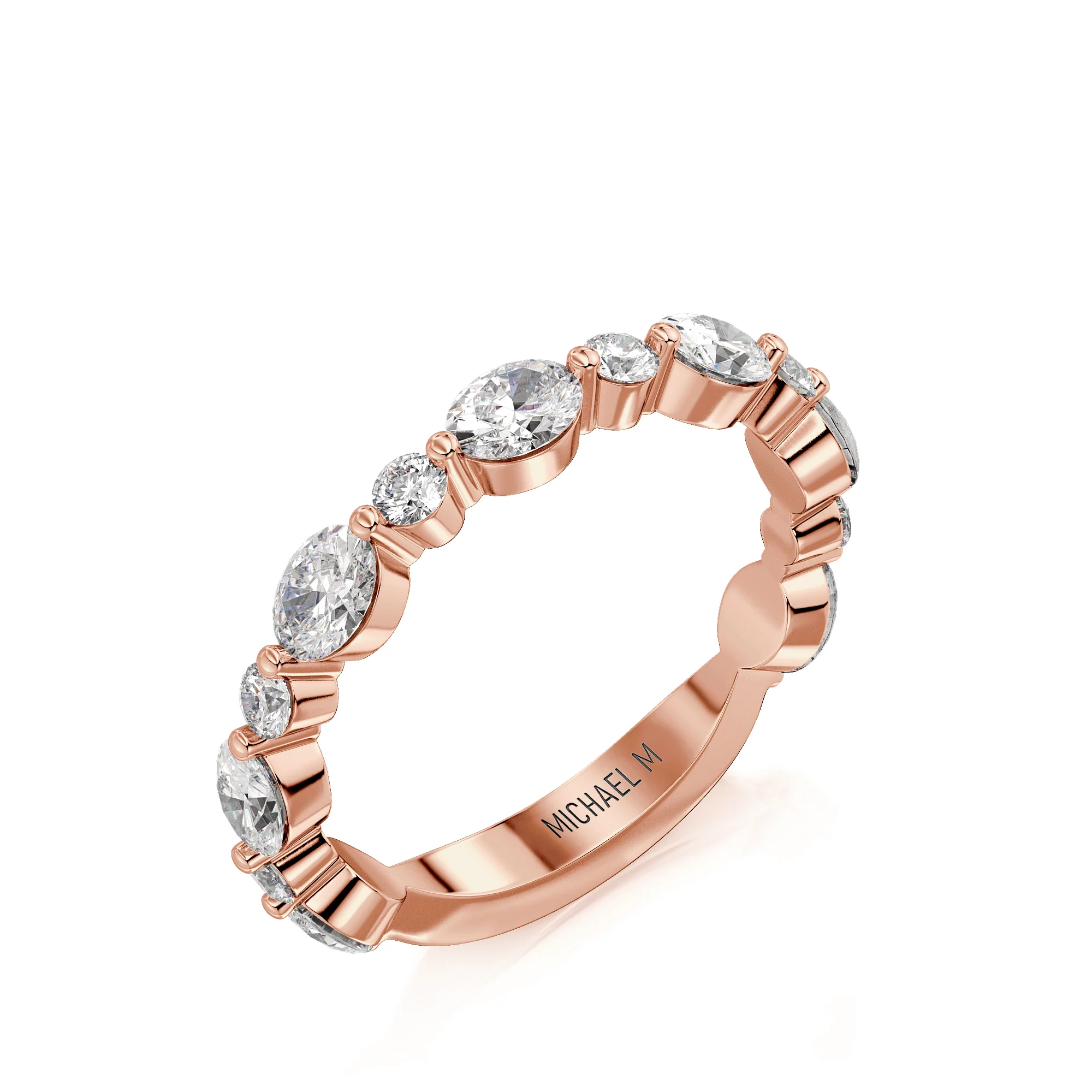 Wedding Band R833B - Image 8