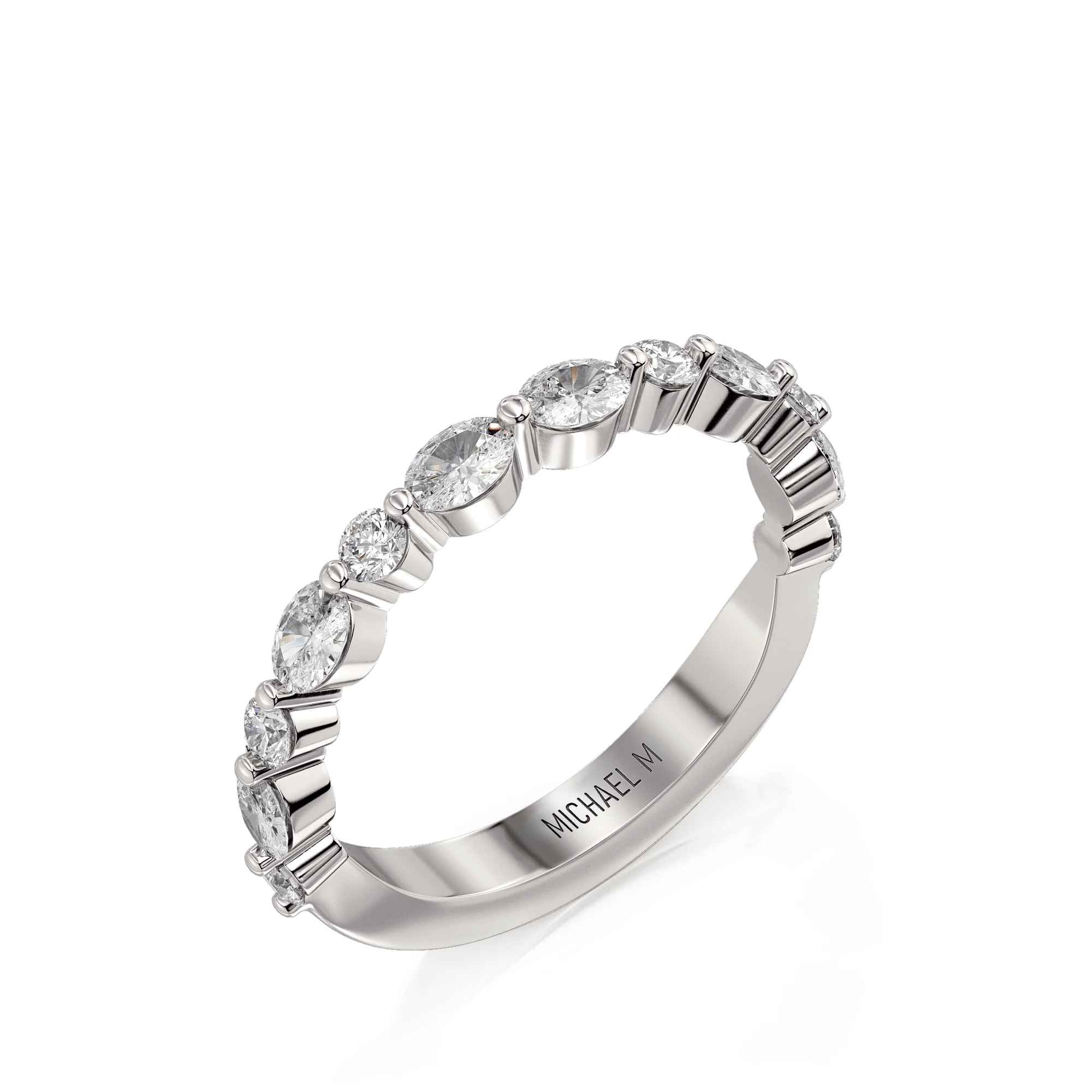 Wedding Band R837B - Image 8